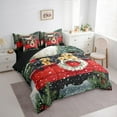 thumbnail image 4 of Manfei Puppy Dogs 7-Piece Twin Bedding Sets,Merry Xmas Bedding Comforter Set,Red Green Sheet Sets For Girl Boy,Ultra Soft Home Decor Reversible, 4 of 9