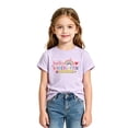 thumbnail image 3 of WERYOUNG Girls Back To School T Shirt Short Sleeve Round Neck Cartoon Print T-Shirts Kids Lightweight Knit Tees First Day Of School Shirt Soft Tops 12-13 Years, 3 of 3