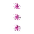 thumbnail image 4 of pitrice 1/2/3/5 Maille Fascinator Femmes Coiffe Prom Maquillage Nuptiale Scène Réglable Performance Photo Coiffe Fille Bande de Cheveux Rose Rouge 3PCS, 4 of 6