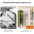 thumbnail image 4 of Transparent Self-adhesive Underwear Organizer - Top Opening, Large Capacity, Wall Mounted Underwear Storage Box, Household Supplies, 4 of 8