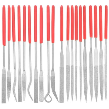 20pcs Adamas Files Sharpening Hand Tools for Woodworking Jeweler Glass and Wood Rasps Tool Set