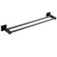 thumbnail image 5 of Toallero de baño, toallero de pared (negro, 50 cm), 5 of 5
