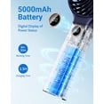 thumbnail image 2 of Ventilador portátil con pilas SWEETFULL 5000 mAh con LED, 2 of 7