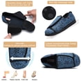 thumbnail image 3 of YOURDIARY Women's Adjustable Diabetic Slippers Memory Foam Arthritis Edema House Shoes, 3 of 5