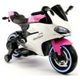 thumbnail image 2 of 2021 Racing Style Ride On Car Motorcycle Toy for Kids 12V Powered  Pink, 2 of 15