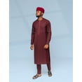 thumbnail image 5 of Urban Afrique men's wear,  african wear, African mens fashion, Slim Fit Dress, Dress Shirt., 5 of 5