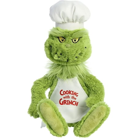 Aurora - Dr Seuss - 14" Chef Grinch, Green Plush