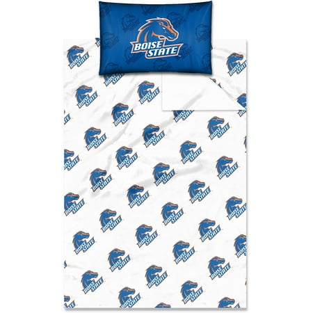 Boise St Broncos Ncaa Boise State Twin Sheet Set
