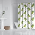 thumbnail image 2 of Cute Dragon Pattern with Stars Shower Curtain 72"x84" ,Bathroom Decorative Shower Curtains Set with 12 Hooks,Modern Waterproof Washable Shower Curtain, 2 of 6