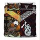 thumbnail image 4 of Nueva Zelanda Maorí Aotearoa y Australia Aborigen Ropa de Cama Conjunto Rojo, 4 of 5