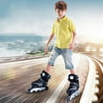thumbnail image 4 of Patines en línea Irfora Patines en línea iluminados ajustables con ruedas iluminadas para niños y jóvenes Patines en línea para niñas y niños, 4 of 5
