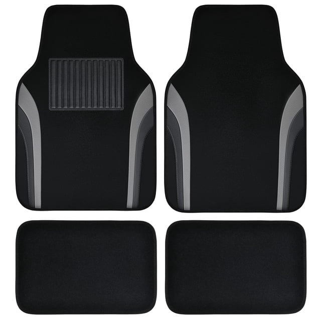 Alfombrillas de coche CAR PASS, impermeables, de piel, ajuste universal