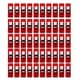 thumbnail image 1 of Clips de costura Abrazaderas de plástico transparente para colchas | Juego de 50 | Fondo plano marcado con 5 mm 7 mm 10 mm | Porta manualidades de tela multiusos | Rojo | 2,7 x 1,1 x 1,5 cm, 1 of 5