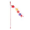 thumbnail image 1 of Cat Wand, Bright Color Feather Decal Easy To Use Cat Teaser Stick  For Pets Playing, 1 of 8