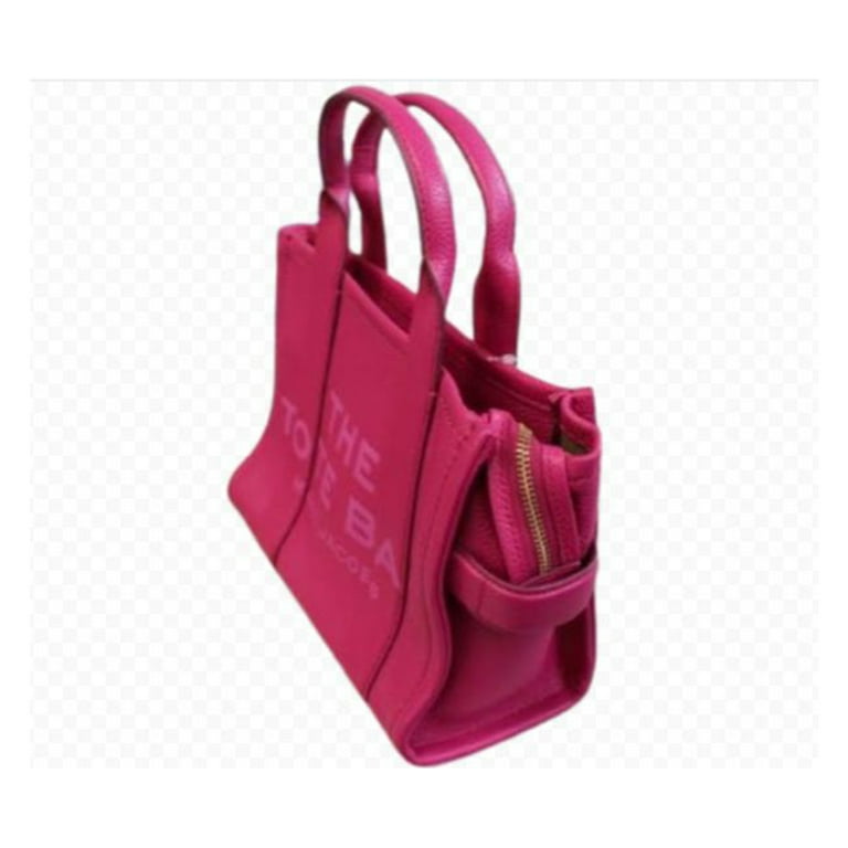 Marc Jacobs The Leather Small Tote Bag Hot Pink H009L01SP21
