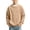 Khaki, variant on Kezqiaxn Teen Boy Clothes Long Sleeve Crewneck Sweatshirt with Pocket Fall Fashion Basic Pullover Tops School Kids Clothes Size 5-16