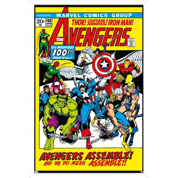 Marvel Comics - Avengers #100 Wall Poster, 22.375" x 34"