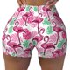 thumbnail image 2 of Fotbe Flamingo Shorts Sin Costuras – Shorts Deportivos de Cintura Alta para Mujer, Elásticos para Gimnasio, Yoga, Running o Ciclismo-Medium, 2 of 8
