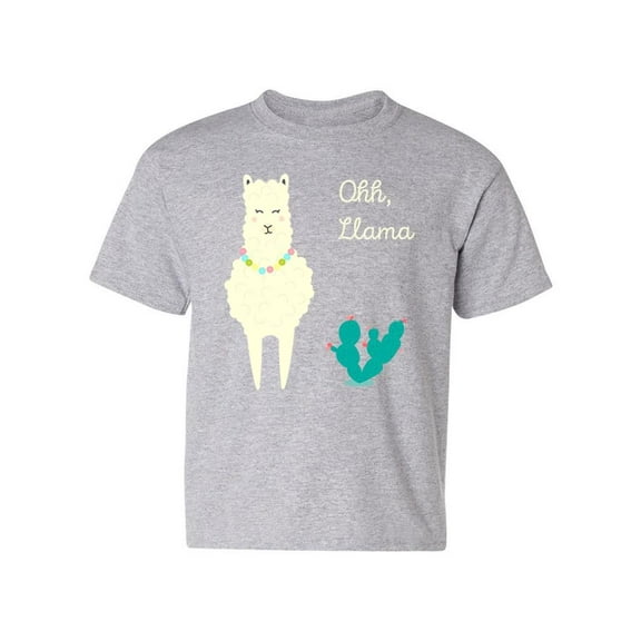 Ohh Llama T-Shirt Juniors -Image by Shutterstock, Large