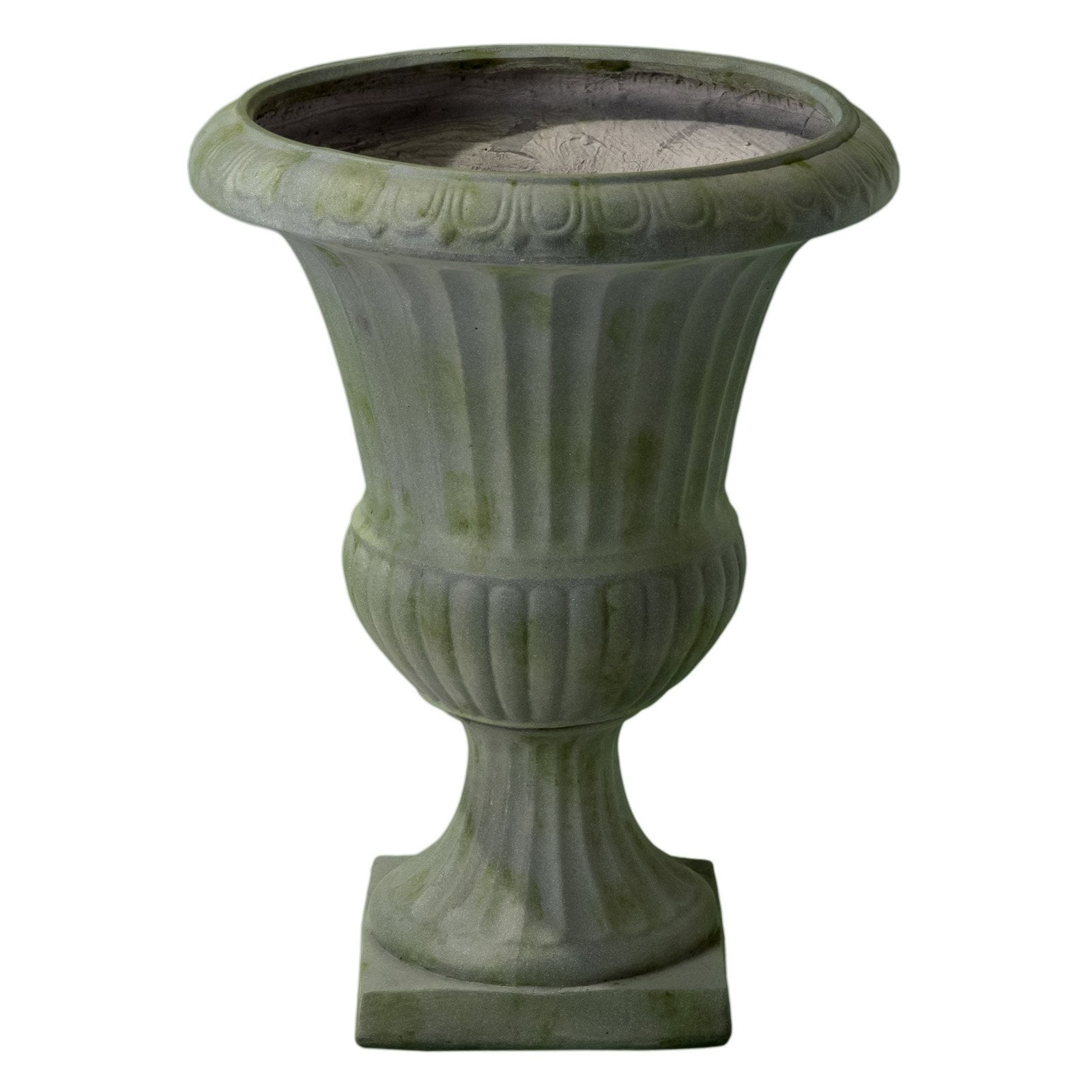Ulysses 22.5 in. Grey with Green Moss Urn Planter by Best Selling Home Decor Furniture LLC