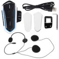 thumbnail image 2 of Auricular para casco de motocicleta, casco de motocicleta QTB35, auriculares inalámbricos Bluetooth, claridad notable, 2 of 8