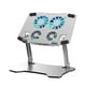 thumbnail image 1 of Adjustable Tablet Stand Gaming Tablet Cooler compatible with Tablet PC Support Tablet Stand Cooling Fan Pad Tab, 1 of 5