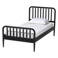 thumbnail image 6 of Baxton Studio Lucera Mid-Century Black Full Size 5-Piece Bobbin Bedroom Set, 6 of 6