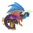 thumbnail image 4 of Holiday Festive Spirit Jingle Bells Rainbow Dragon Christmas Hanging Ornament, 4 of 6