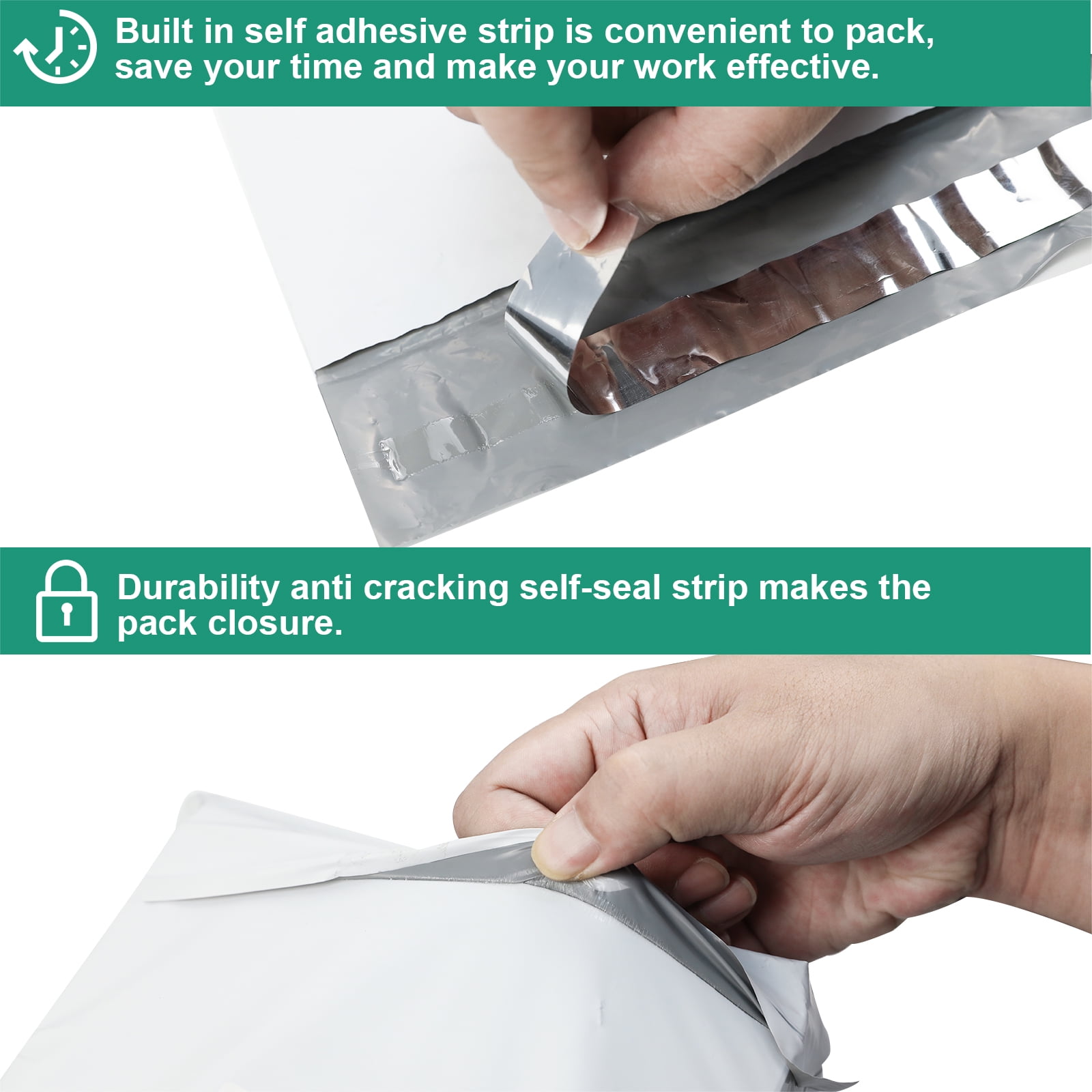 Reliable Mailer Waterproof & Tear-Resistant Self.Seal Poly Shipping Envelopes for Business, E-Commerce & Postal Use-6 x 9 Inch 1000 Pack Durable Polyethylene Mailing Bags