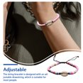 thumbnail image 1 of 1 Set Braided Bracelets Handcrafted Comfortable Bracelet Exotic Teen Girls Fashion Accessory for Daily Dress Colorful, 1 of 8