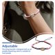 thumbnail image 4 of Guardurnaity 1 Juego de pulseras trenzadas de resina con cordón ajustable, de concha de cuerda ondulada, accesorios de mujer para el Type3 NO3, 4 of 6
