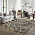 thumbnail image 2 of Hasoo Area Rug Persian Traditional Rug Machine Washable Oriental Design Non Slip Rug for Living Room Bedroom Dining Room, 9' x 12' Blue/Brown, 2 of 5