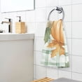 thumbnail image 7 of Ryvnso Pumpkins Leaves Checkered Cotton Hand Towels Sets Face Towel 2 PCs Bathroom Decorative, 7 of 7