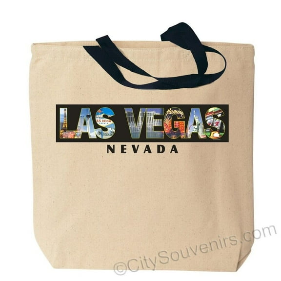 Las Vegas Photo Canvas Tote Bag