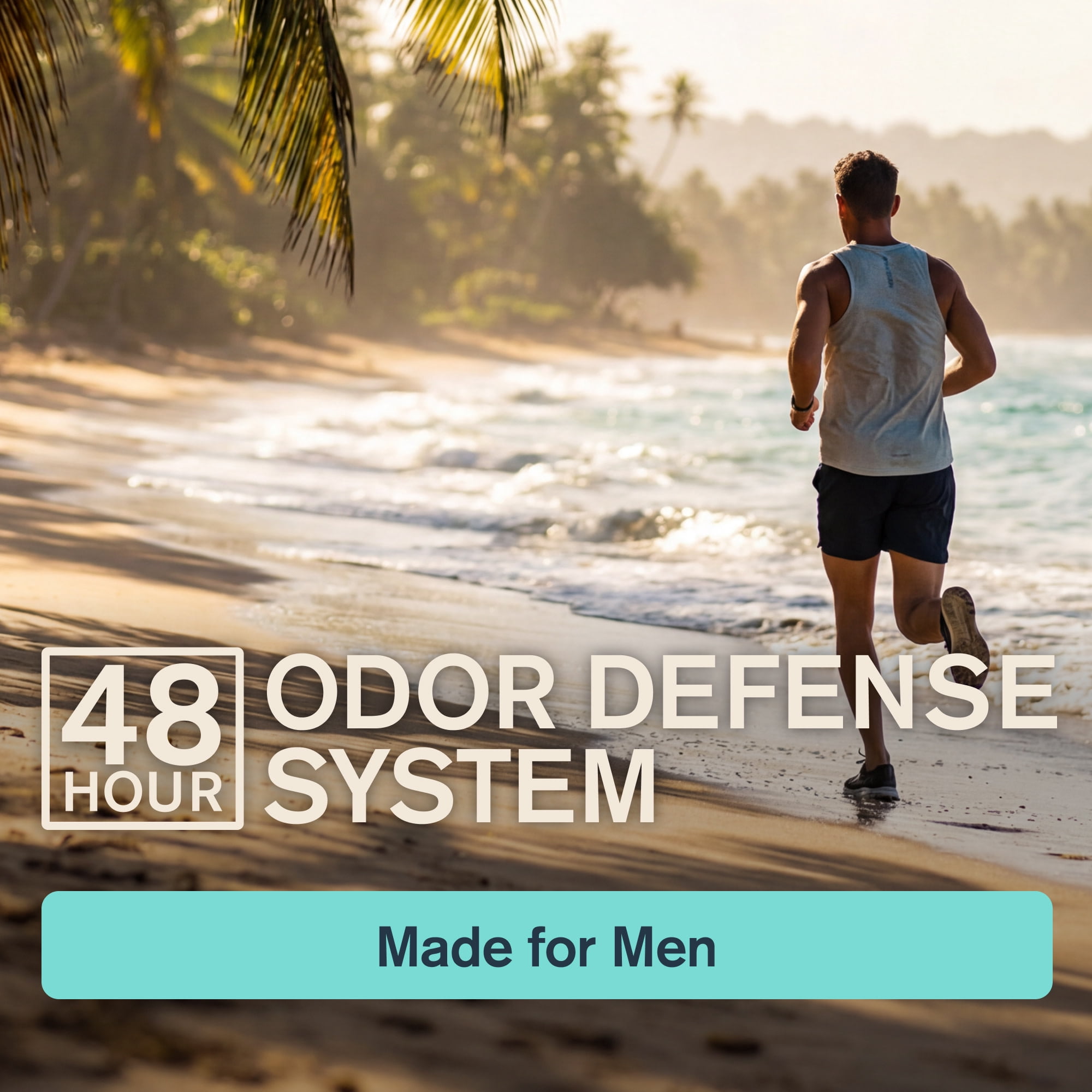 Every Man Jack Men's Deodorant - 48-Hour Odor Defense - Aluminum Free - Caribbean Coconut Scent - 2.6 oz