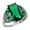Green, variant on Opvise Wide Exquisite Workmanship Women Ring Alloy Faux Gem Rhinestone Wedding Band Jewelry Accessory
