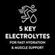 thumbnail image 5 of Solución de electrolitos deportivos Pedialyte | 5 electrolitos clave para el soporte muscular | Hidratación rápida para antes, durante y después del ejercicio | Ponche De Frutas, 1 Litro, 5 of 5