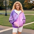 thumbnail image 7 of Bovemsi Sweatshirt for Women Zip Activewear Jacket Coat Printed Fall Outwear With Pockets Zip Up Hoodie, 7 of 7