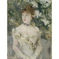 thumbnail image 2 of Berthe Morisot 19x24 Gold Ornate Framed and Double Matted Museum Art Print Titled - Young Girl in a Ball Gown (1879), 2 of 4