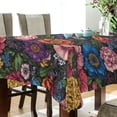 thumbnail image 5 of Yayeee Tablecloths 60" x 108" Rectangle Wrinkle Resistant Party Table Cover, Vibrant Blooming Flowers, 5 of 8