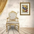 thumbnail image 3 of Vintage Apple Collection 18x24 Gold Ornate Wood Framed with Double Matting Museum Art Print Titled - Les Papillons Multicolor, 3 of 4