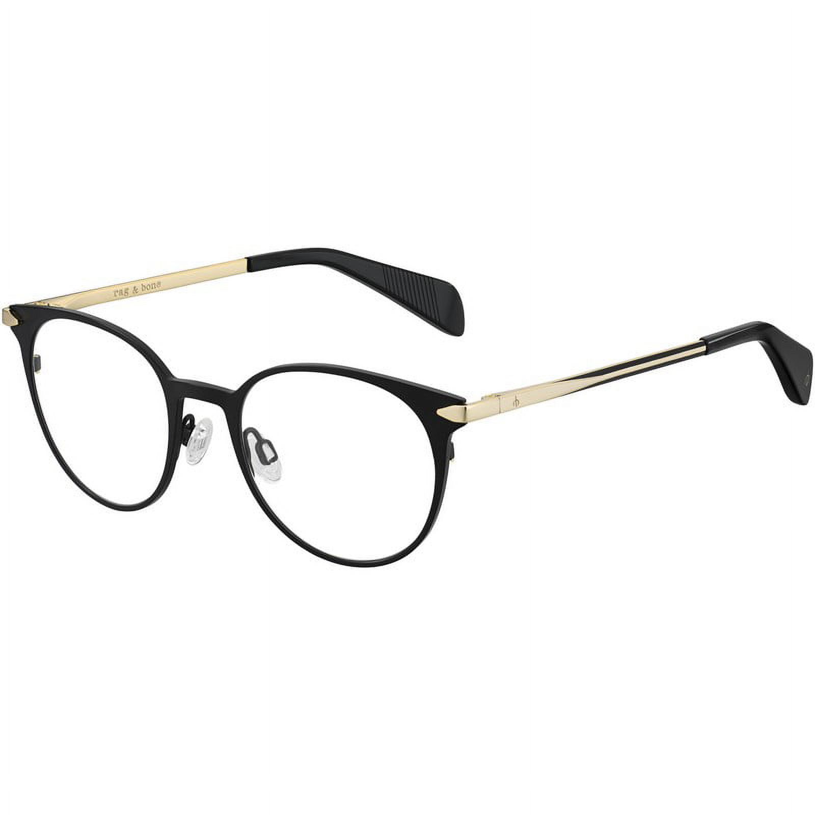 Eyeglasses Rag & Bone RNB 3011 I46 Black Gold - Walmart.com