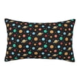 thumbnail image 3 of Salouo Solar System Planets Space Print Print Pillow Case Cover,Wrinkle-Free Bed Pillow Cover Pack of 1 Home Decor Fade-Resistant and Stain-Resistant ,Pillows Not Included -14"x20", 3 of 8