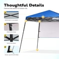 thumbnail image 4 of SPECSTAR 8'x8' Slant Leg Canopy Tent with Central Lock Design, Perfect for Camping, Party, Yard, and Beach Events, Beige (6x6ft Canopy Cover), 4 of 8