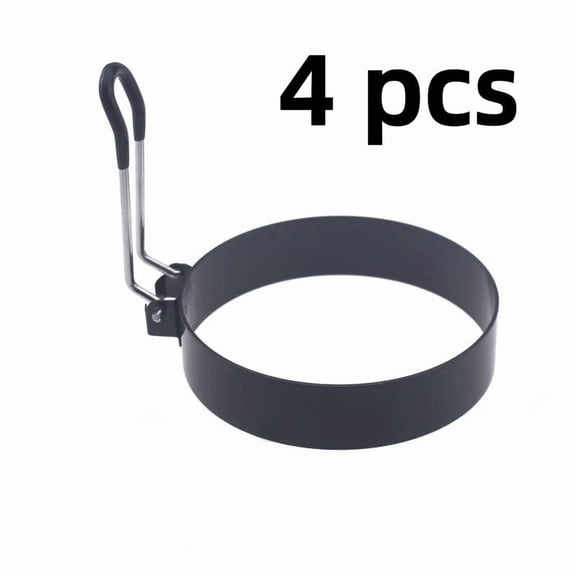 Vruelia Eggs Rings, 4 Pack Stainless Steel Egg Cooking Rings, Pancake Mold for frying Eggs and Omelet
