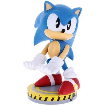 Exquisite Gaming: Sliding Sonic Phone Stand & Controller Holder - Sonic The Hedgehog - Officially Licenced Figure  Cable Guys