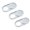 Silver, variant on Ludlz 3Pcs Laptop Camera Cover Slide Upgrade Ultra Thin Webcam Cover Slide Compatible for Laptop Table Apple Pro Cell Phone Camera Cover Slide Protect Your Privacy Security