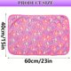 thumbnail image 2 of Manta Super Suave para Mascotas Rosa, Manta de Franela, Mantas para Mascotas Lavables, Patas de Gato Perro, Conjunto de Cama para Perro en el Sofá, 5 Piezas, 2 of 6