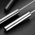 thumbnail image 2 of Stainless Steel Egg Whisk Semi Automatic Egg Beater Hand Push Rotating Whisk Mixer for Blending Milk Frother Cream Making, 2 of 4