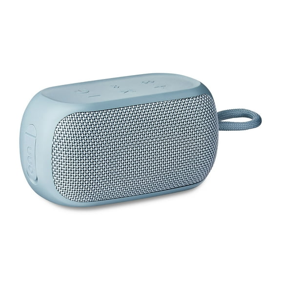 onn Small Rugged Speaker with Bluetooth Wireless Technology, Blue
